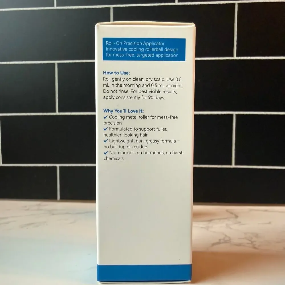 QGGQ Hair Growth Serum Roll-On Open Box